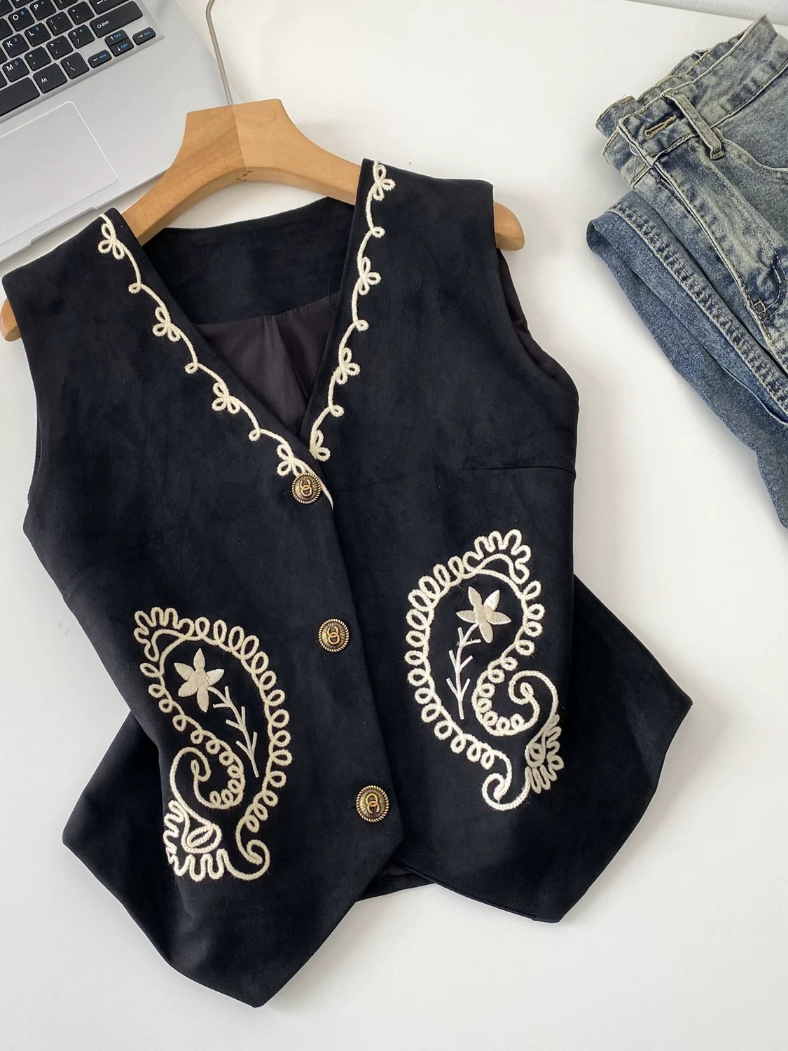 Little bloom royal waist coat COA165 images